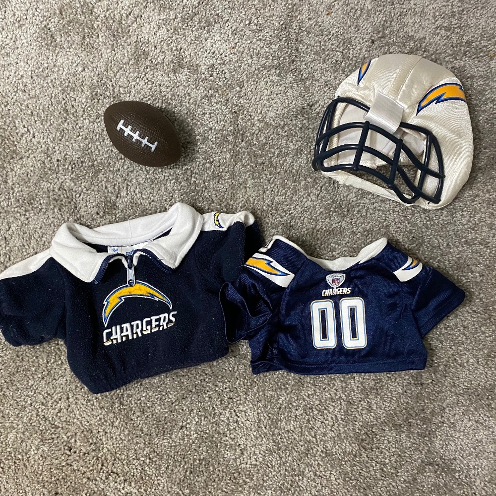 Build-A-Bear Chargers Football Set